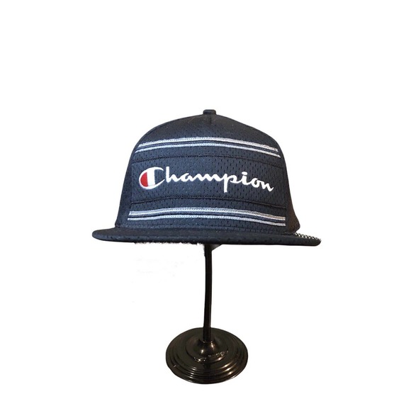 Champion Authentic Athletic Sport Hat Black Cap with Logo Size M - Picture 1 of 4